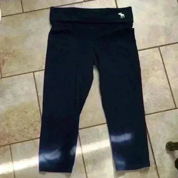 Abercrombie & Fitch L Vintage Capri Leggings - Picture 1 of 4